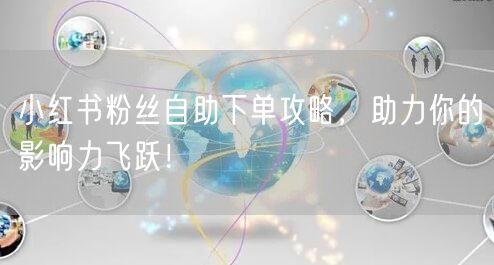 小红书粉丝自助下单攻略,助力你的影响力飞跃!