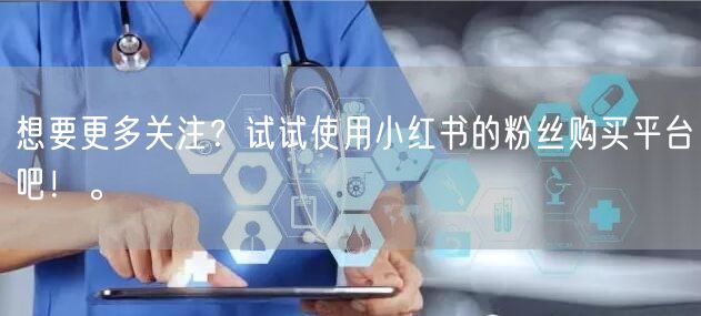 想要更多关注?试试使用小红书的粉丝购买平台吧!。