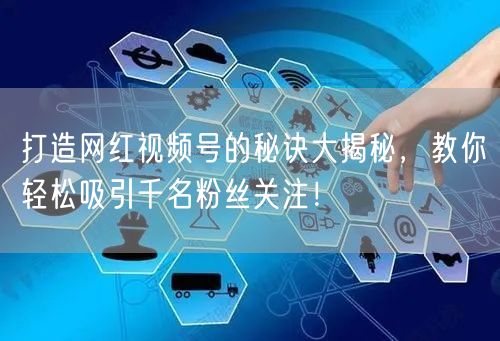 打造网红视频号的秘诀大揭秘，教你轻松吸引千名粉丝关注！